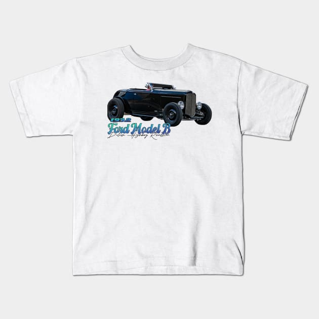 1932 Ford Model B Deluxe Highboy Roadster Kids T-Shirt by Gestalt Imagery